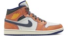 Jordan 1 Mid SE Summit White Crimson Bliss Deep Royal Blue Iron Grey