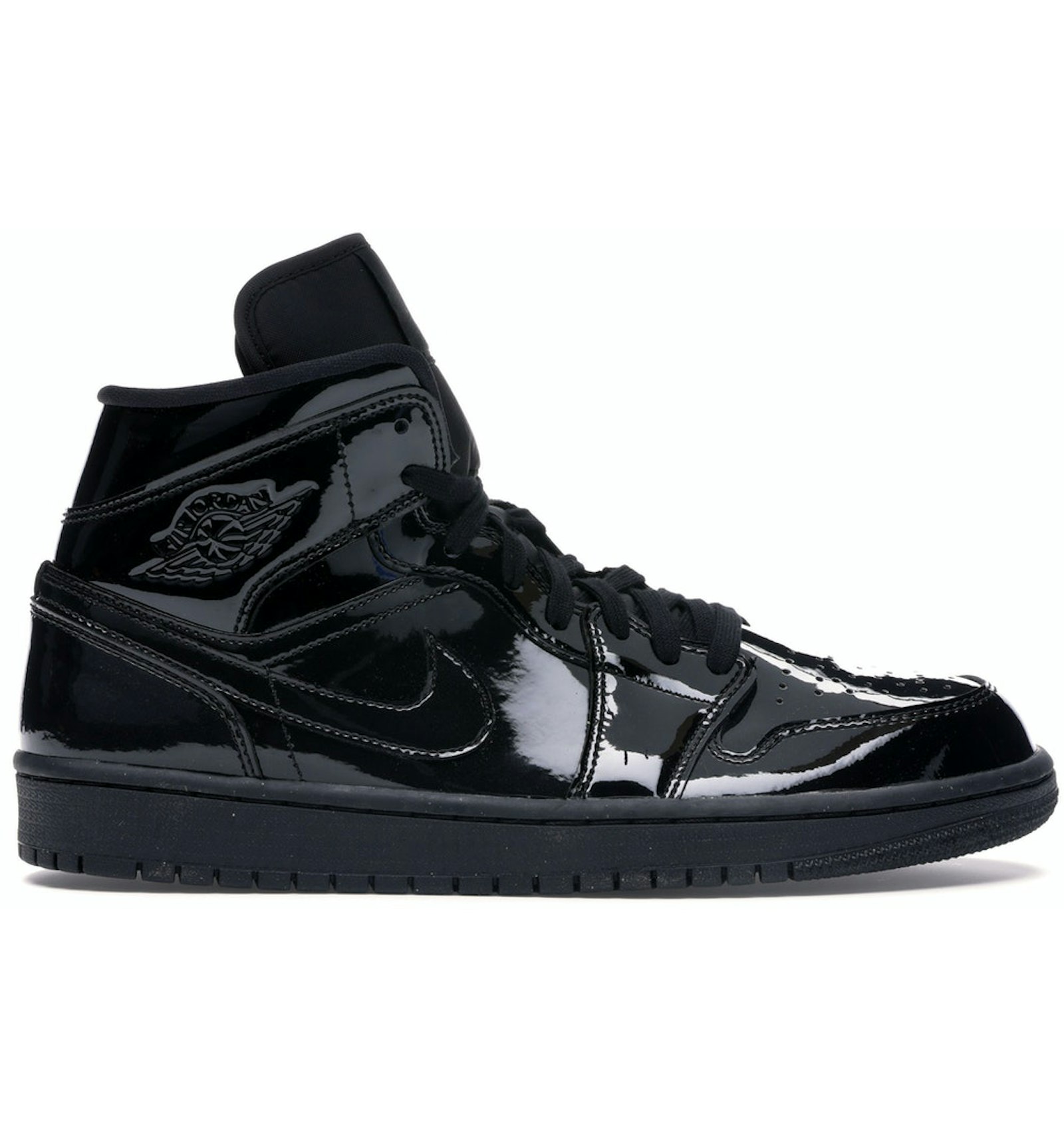 Jordan 1 Mid SE Triple Black Patent (Women's)