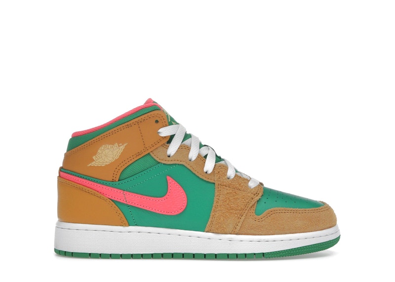 Jordan 1 Mid SE Chutney Lucky Green (GS) - DX4365-700 - US