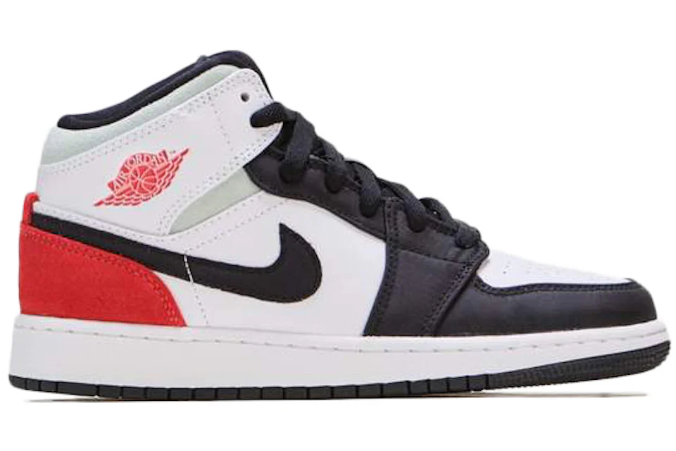 Jordan 1 mid se white black red Clearance