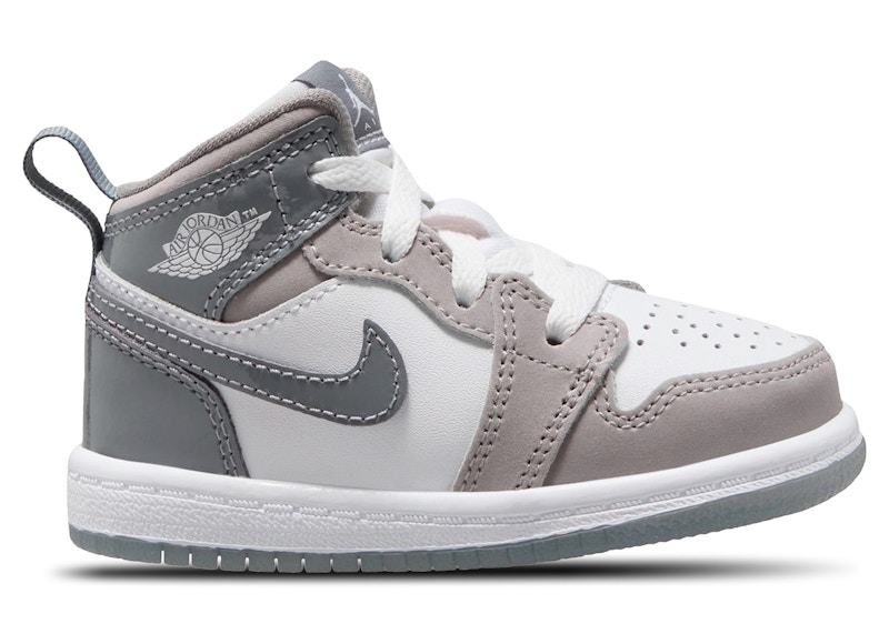 Jordan 1 Mid SE White Medium Grey Cool Grey (TD) - HF3195 Jordan 1 Mid SE White Medium Grey Cool Grey (TD) - HF3195