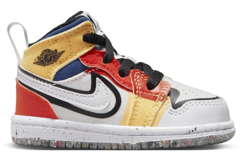 Jordan Mid SE White Picante Red French Blue Black (TD) DV1321