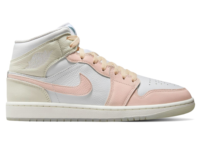 ★Nike★ Air Jordan 1 Mid SE M White Sea Glass Glacier Blue Jordan 1 Mid SE White Sea Glass Glacier Blue Guava Ice Men's
