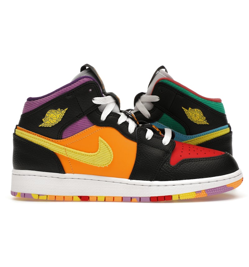Multi Color Teni Jordan De Colores NIKE AIR JORDAN MID (GS)