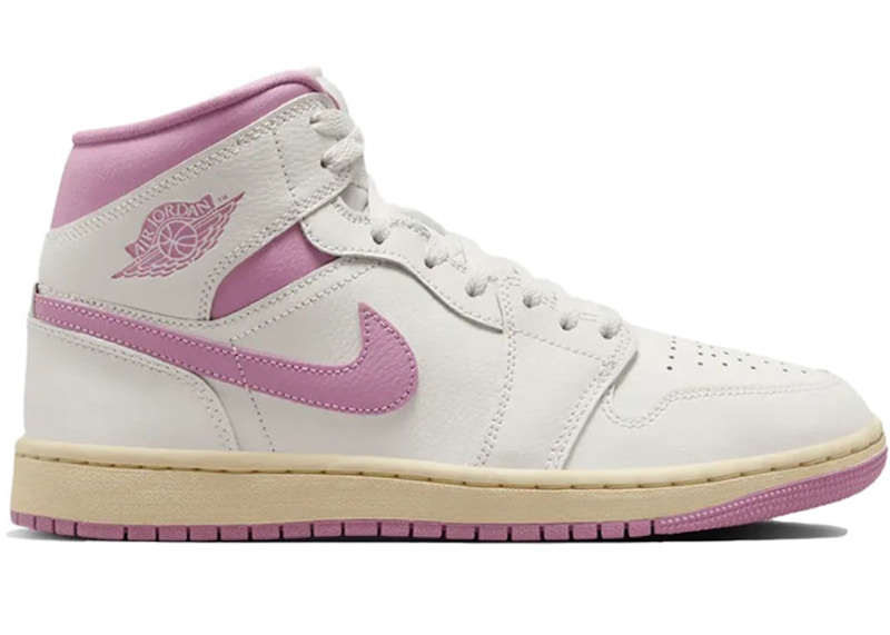 Jordan 1 Mid Sail Pink Coconut Milk (Women's) - BQ6472-162 - US