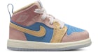 Jordan 1 Mid Sneaker School Aegean Storm Pink Oxford Red Stardust Hemp (TD)
