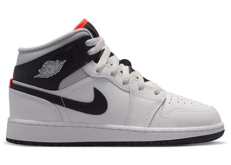 Jordan 1 Mid Summit White Infrared Black (GS) - DQ8423-109 - US