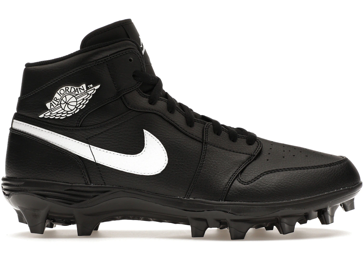 Jordan Mid TD Cleat Black White Men's FJ6805-001 US