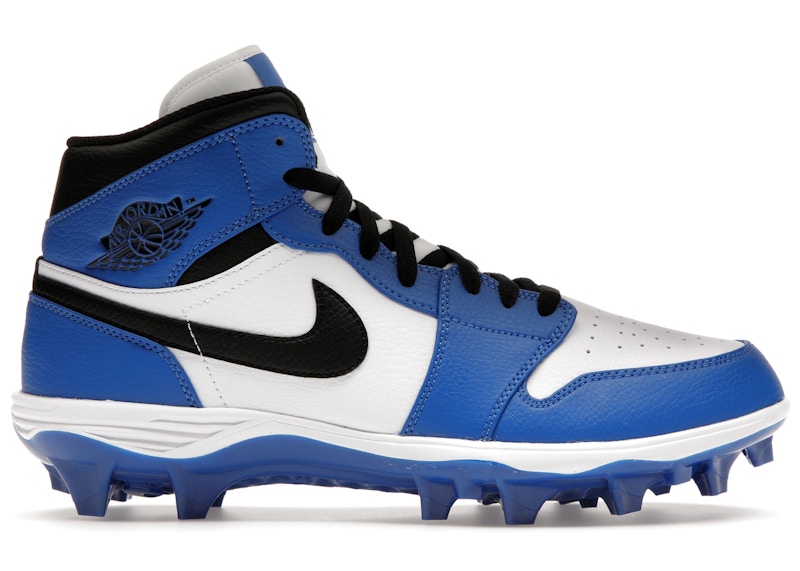 Jordan 1 store cleats blue