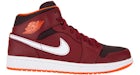 Jordan 1 Mid Team Red Electric Orange