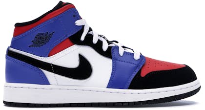 Jordan 1 Mid Lakers Top 3 (GS) Kids' - BQ6931-005 - US