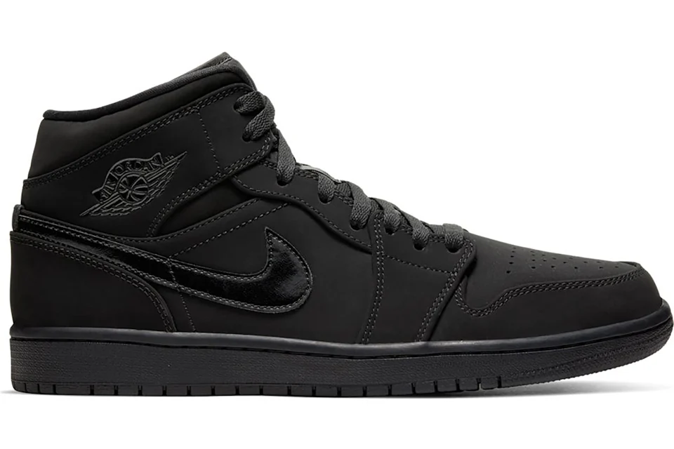 Jordan 1 Mid Triple Black 2020 554724 056 JP