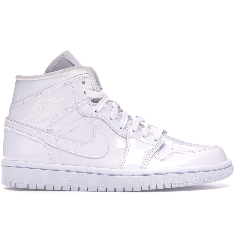 On Feet Mid Triple White Air Jordan Mid Women's White Jordan Mid