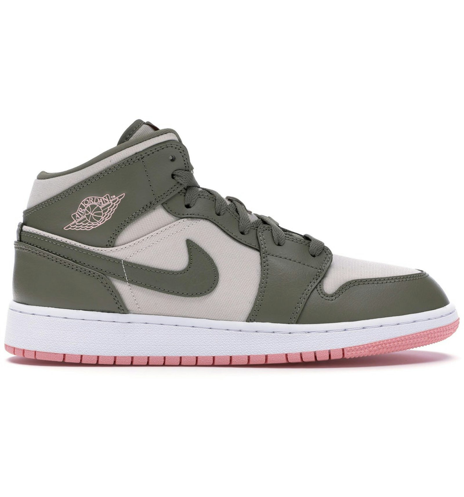 Jordan 1 Mid Trooper Bleached Coral (GS) Kids' - 555112-225 - US
