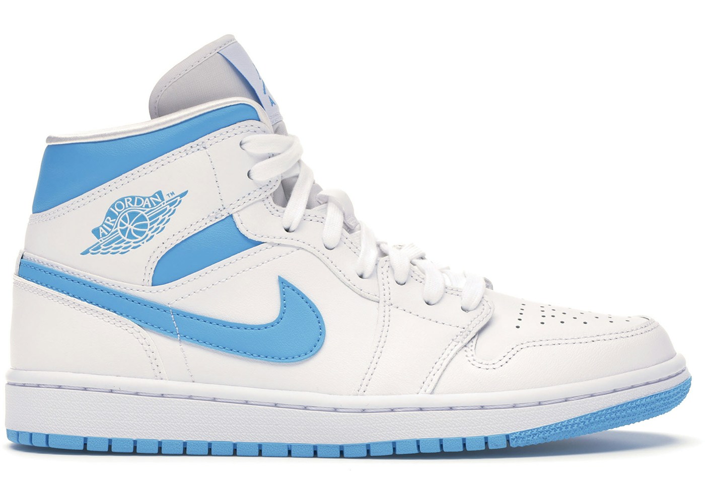 Nike jordan 1 mid unc wmns Clearance