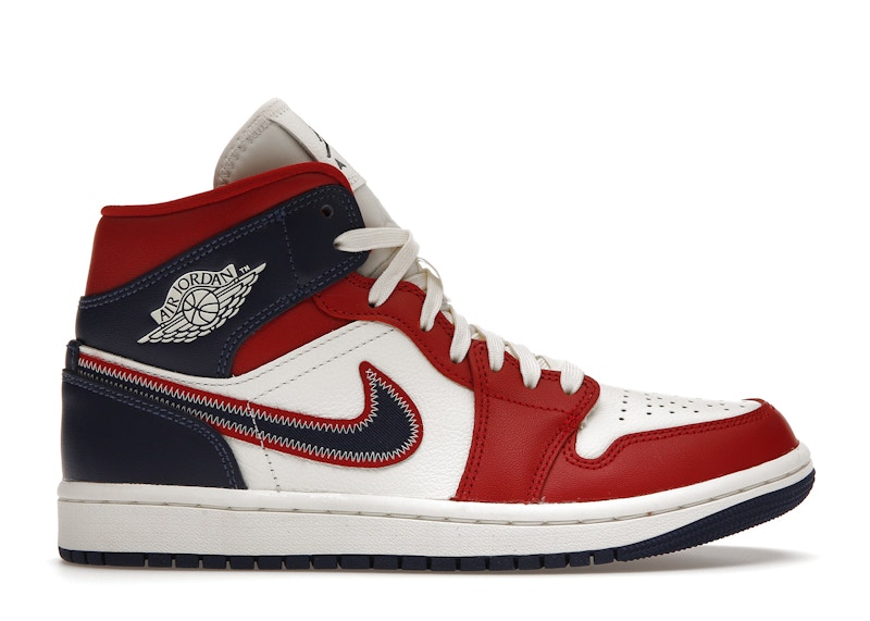 Jordan 1 Mid USA 2022 Women s DQ7648 600 US