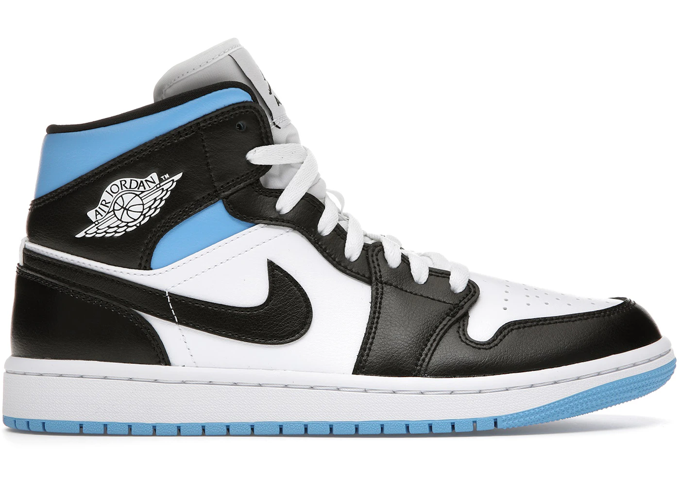 Mid Blue White Black Retro Jordan Mid University Blue (Women's