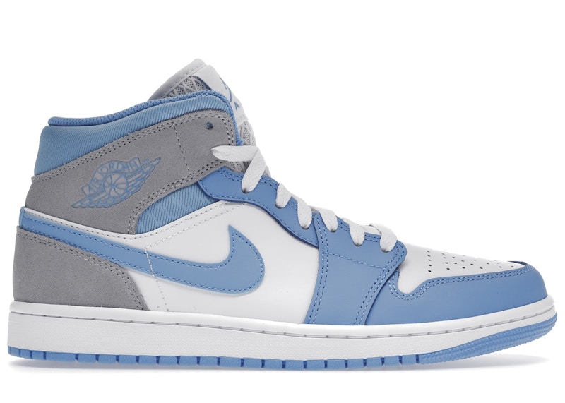 Jordan 1 Mid University Blue Grey