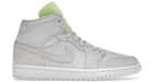 Jordan 1 Mid Vast Grey Ghost Green (Women's)