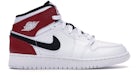 Jordan 1 Mid White Black Gym Red (GS)