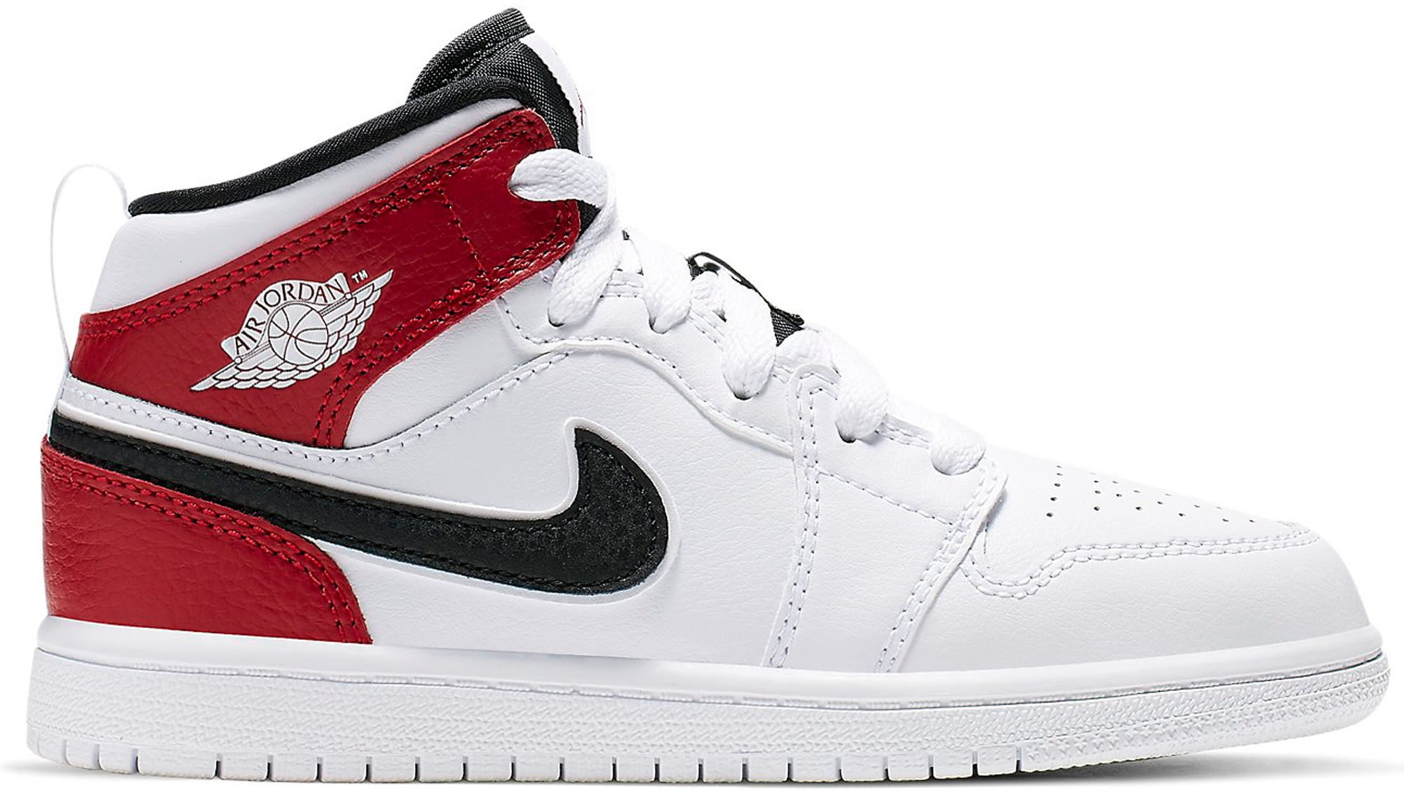 jordan 1 mids red and white
