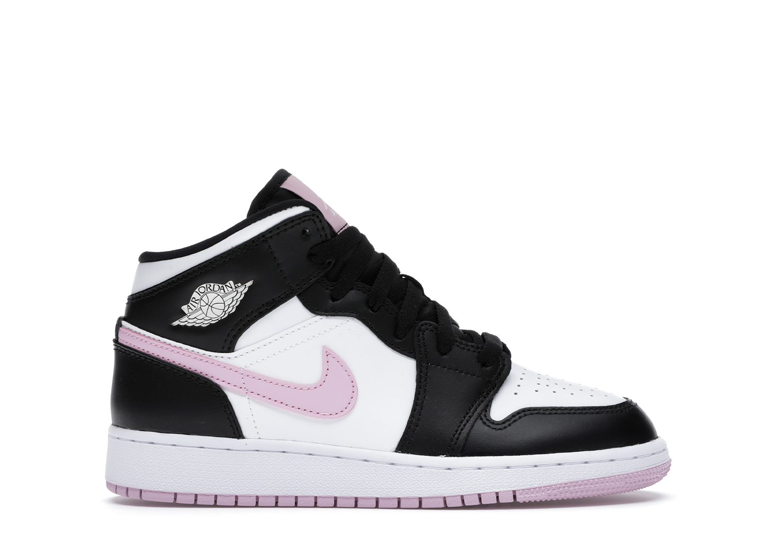 hot pink and white jordans