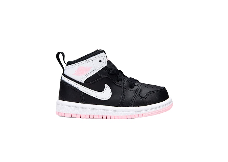 Jordan 1 Mid White Black Light Arctic Pink (TD)