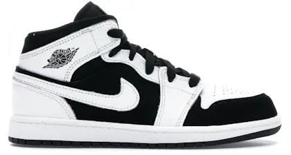 Nike Air Jordan 1 Mid White Pollen Black