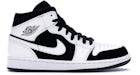 Jordan 1 Mid White Black