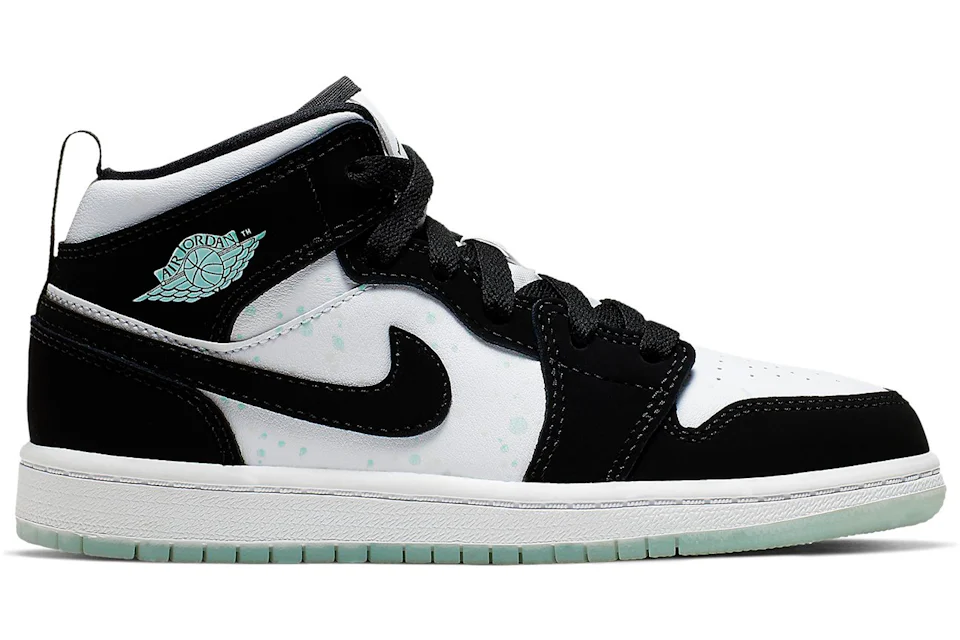 Jordan 1 2025 mid teal tint
