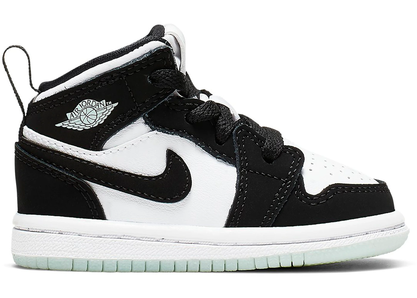Black and white baby jordans outlet