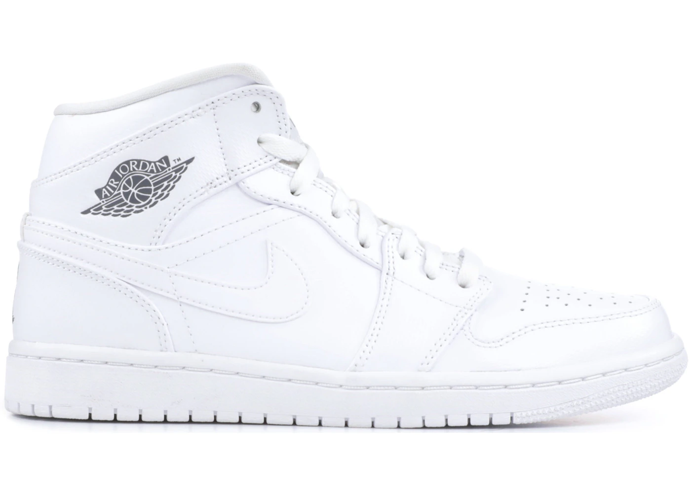 Air jordan 1 clearance mid grey white