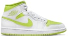 Jordan 1 Mid Blanco Lime (de mujer)