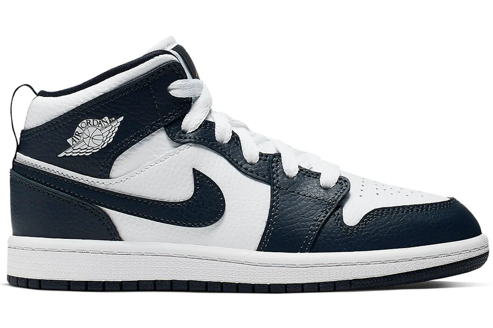 Air jordan 1 top mid obsidian metallic gold