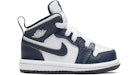 Jordan 1 Mid White Metallic Gold Obsidian (TD)