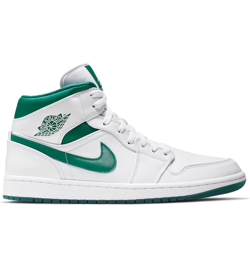 Jordan 1 Mid White Mystic Green Men s CD6759 103 US