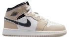 Jordan 1 Mid White Off Noir Rattan (GS)