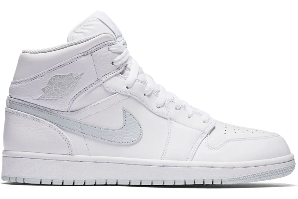 Jordan 1 shop white pure platinum