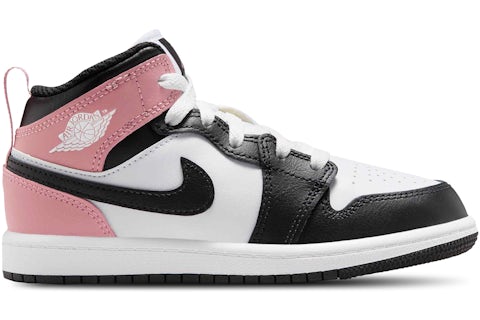 Jordan Mid Weiß Rust Rosa Schwarz (PS) – DQ8424-100 – DE