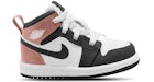 Jordan 1 Mid Weiß Rust Rosa Schwarz (TD)