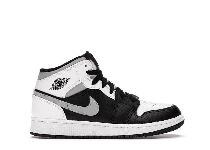 Jordan 1 Mid White Shadow (GS) - 554725-073