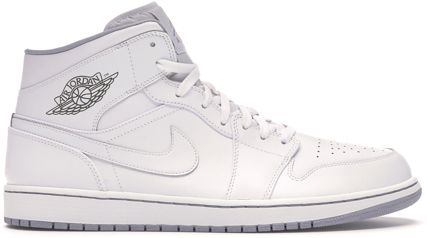 Jordan 1 Mid White Wolf Grey for Sale, Authenticity Guaranteed