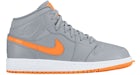 Jordan 1 Mid Wolf Grigio Brillante Agrumi (GS)
