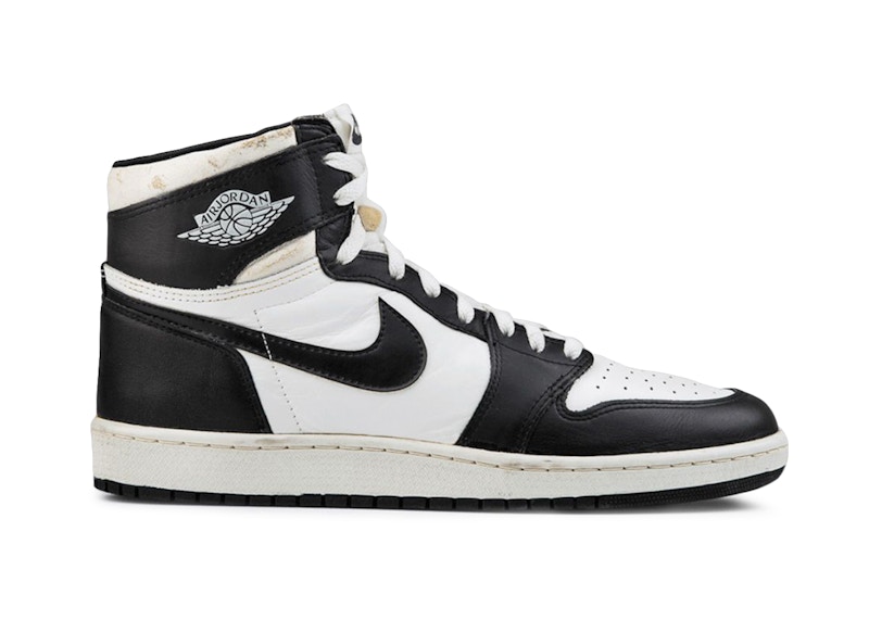 air jordan 1 black and white stockx