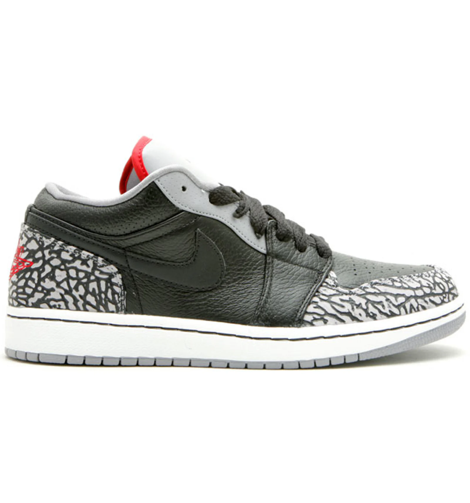 Jordan 1 Phat Low Black Cement 2008 Men s 350571 061
