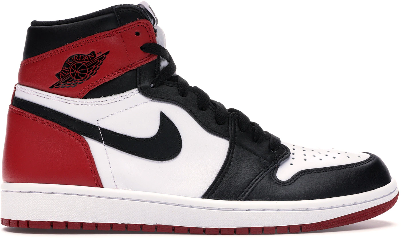 Nike Air Jordan 1 Black Toe sneakers worn by Michael Jordan in The