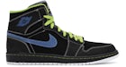 Jordan 1 Retro High Noir Cyber Bleu Saphir