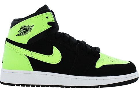 Jordan Retro High Black Ghost Green (GS) 332148-003 US