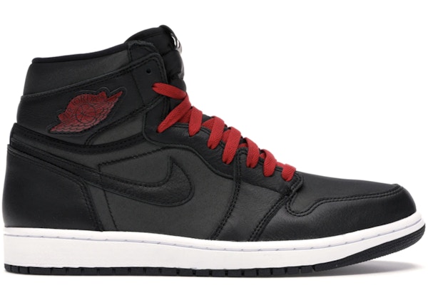 Jordan 1 Retro High Black Satin Gym Red 5550 060 Jordan 1 Retro High Black Satin Gym Red 5550 060