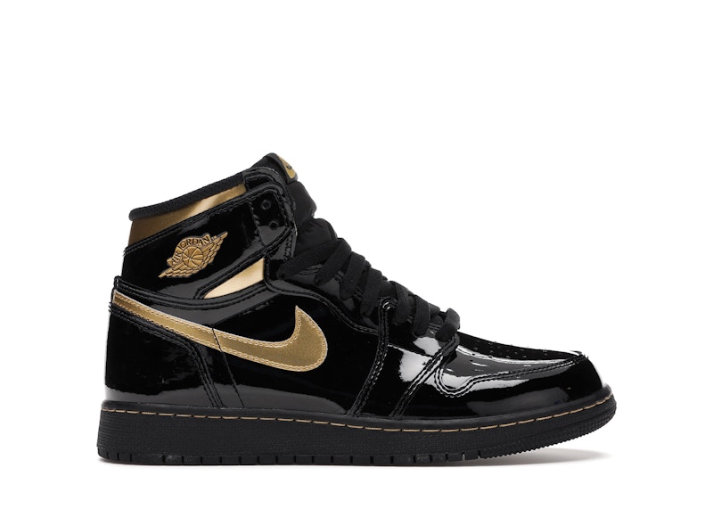 air jordan black metallic gold